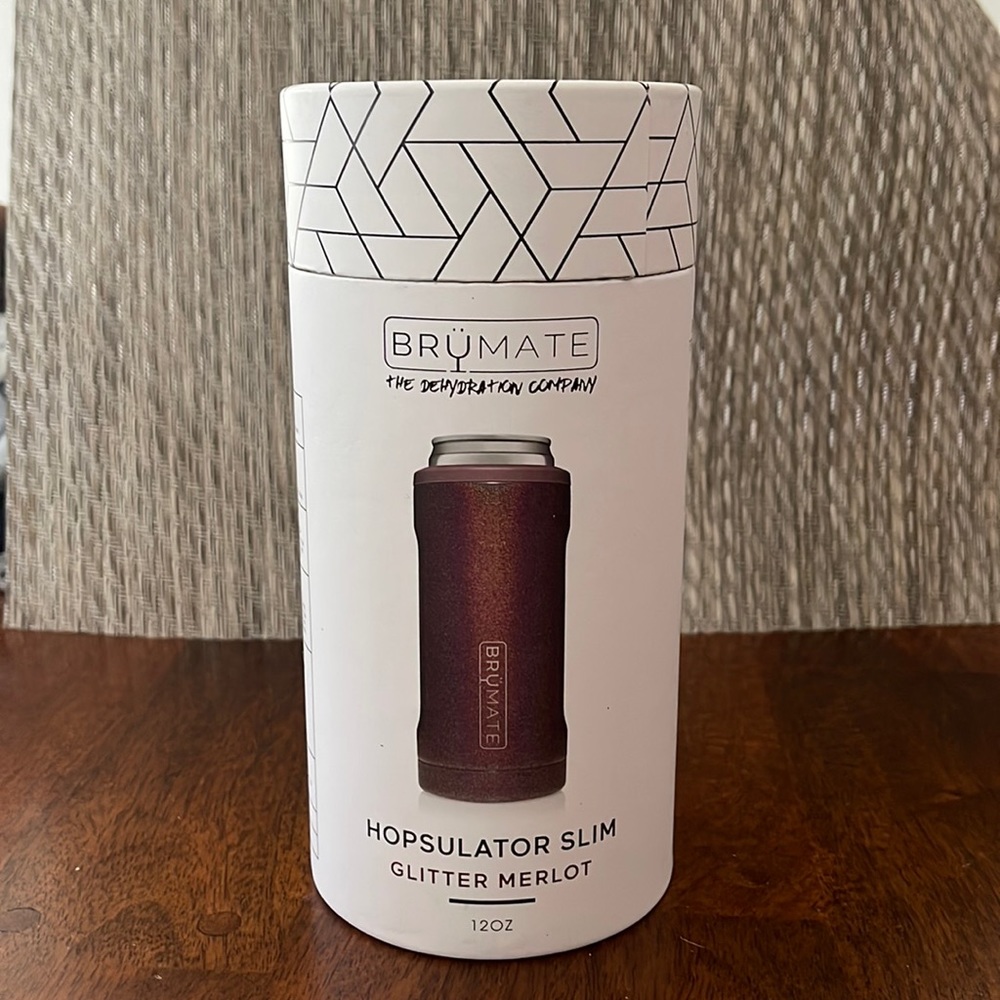 Brumate Hopsulator slim Glitter Merlot